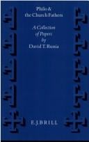 Philo and the Church Fathers: A Collection of Papers (Supplements to Vigiliae Christianae, Vol 32)