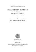 Praefatio in Homerum (Acta Universitatis Upsaliensis)
