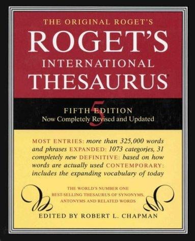 Roget International Thesaurus Index 5E (Roget's International Thesaurus Indexed Edition)