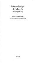 Elefanti: E L'alluce Fu. Monologhi