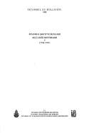 Vakif su defterleri: Ilmuhaber (Istanbul su kulliyati)