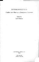 Hydropolitics: Conflicts over water as a development constraint