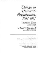 Changes in university organization, 1964-1971