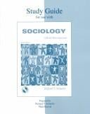 Student Study Guide for use with Sociology: A Brief Introduction