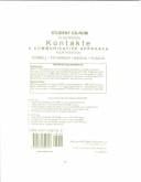 Student CD-ROM to accompany Kontakte: A Communicative Approach