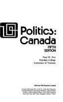 5/E Politics - Canada (McGraw-Hill Ryerson series in Canadian politics)