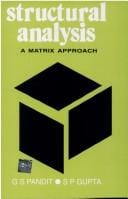 Structural Analysis: A Matrix Approach