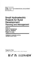 Small Hydroelectric Projects for Rural Development: Planning and Management (Pergamon policy studies on international development)