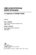 Organizational Effectiveness: A Comparison of Multiple Models (Organizational and occupational psychology)