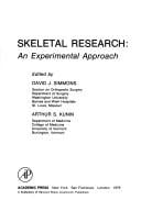 Skeletal Research: An Experimental Approach