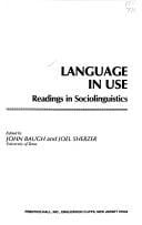 Language in Use: Reading in Sociolinguistics