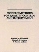 Modern methods for quality control and improvement.