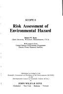 Risk Assessment of Environmental Hazards (SCOPE Report S.)