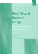 Rural second homes in Europe: examining housing supply and planning control