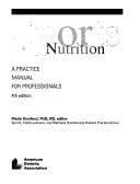Sports Nutrition: A Practice Manual for Professionals