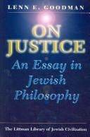 On Justice: An Essay in Jewish Philosophy: With a New Introduction