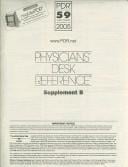Physicians Desk Reference 2005: Supplement B (Physicians' Desk Reference (Pdr) Supplement)