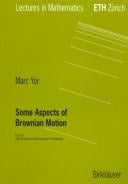 Some Aspects of Brownian Motion: Some Recent Martingale Problems (Lectures in Mathematics)
