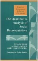 quantitative analysis of social representations