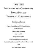 1996 IEEE Industrial & Commercial Power Systems Technical Conference
