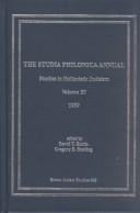 The Studia Philonica Annual, XI, 1999