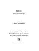 Byron: The Image of the Poet