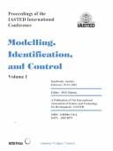 Modelling, Identification, and Control: Innsbruck, Austria, February 19-22, 2001 (Series on Modelling, Identification & Control)