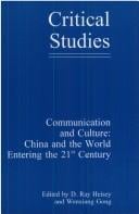 Communication and culture: China and the world entering the 21st century
