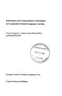 Information And Communication Technologies in Vocationally Oriented Language Learning (Language Learning (Ecml, Graz))