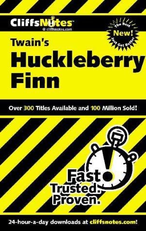 CliffNotes on Twain's The adventures of Huckleberry Finn