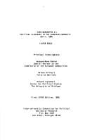 Political cleavages in the European Community, April, 1984