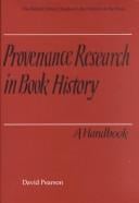 Provenance Research in Book History
