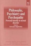 Philosophy, Psychiatry and Psychopathy (Society for Applied Philosophy (In association with))