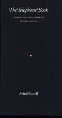 telephone book: technology--schizophrenia--electric speech