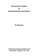 Stochastic Models of Heterogeneous Materials (Materials Science Forum,)