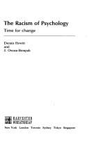 racism of psychology: time for change