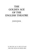 golden age of the English theatre