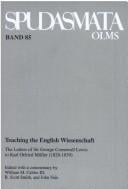 Teaching the English Wissenschaft: the letters of Sir George Cornewall Lewis to Karl Otfried Müller, 1828-1839