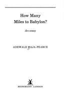 How Many Miles to Babylon?