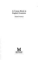A Course Book in English Grammar (Studies in English Language)