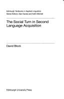 SOCIAL TURN IN SECOND LANGUAGE ACQUISITION.
