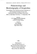 Palaoecology and biostratigraphy of graptolites: proceedings of the 2nd International Conference of the Graptolite Working Group of the International Palaeontological Association