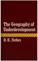 geography of underdevelopment: a critical survey