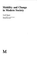 Mobility and change in modern society