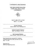 1995 IEEE Power Industry Computer Applications Conference (Pica)