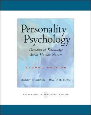 Personality Psychology: Domains of Knowledge About Human Nature