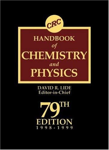 CRC Handbook of Chemistry and Physics