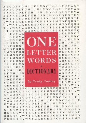 One-letter words: a dictionary