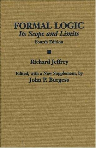 Formal Logic: Its Scope And Limits