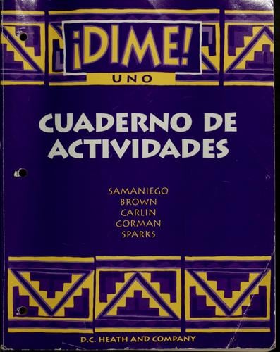 Dime! Uno: Cuaderno de Actividades
